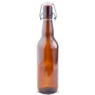 Бутылка с бугельной пробкой, 0.5 л, коричневая